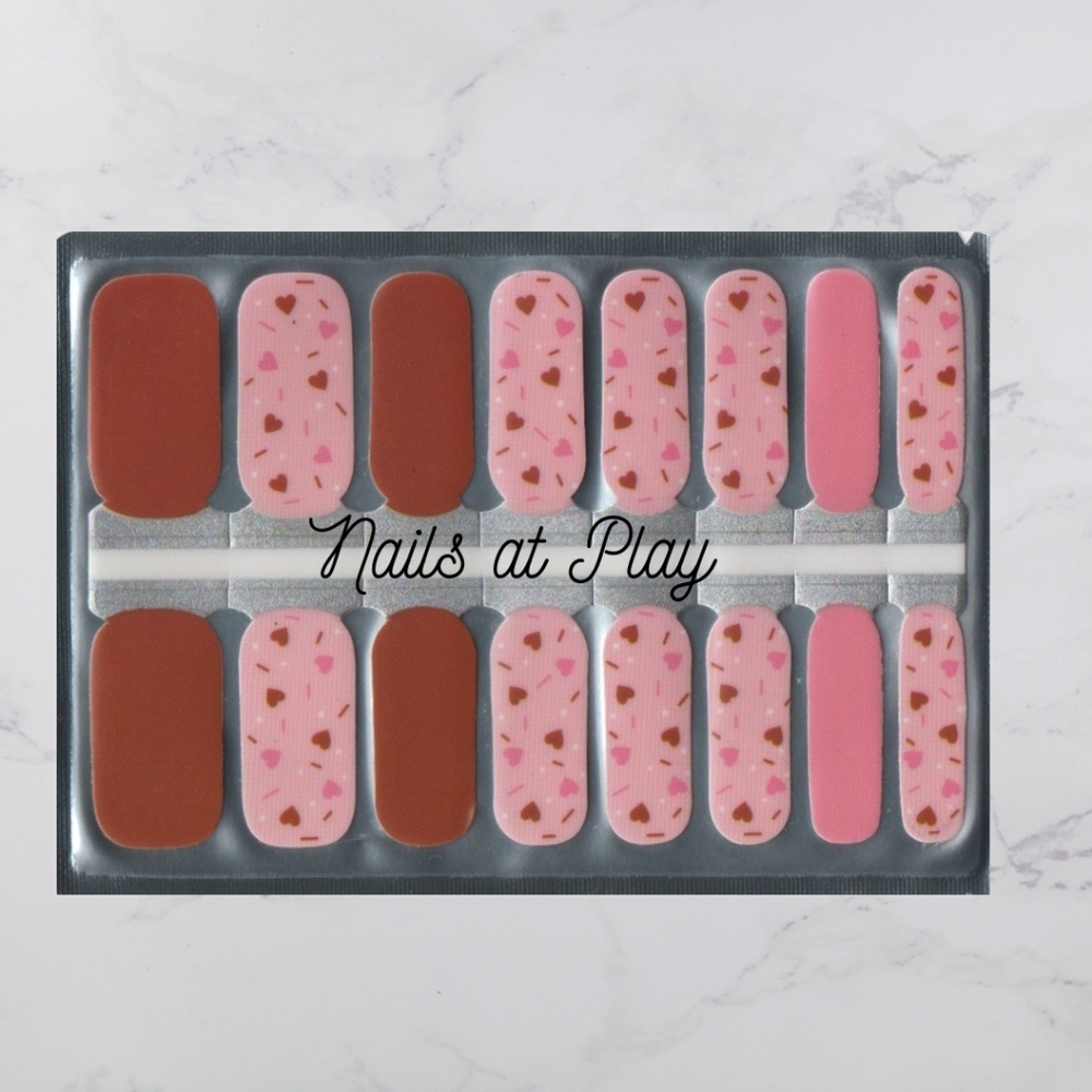 5 For $15 Nail Wraps - Candy Hearts